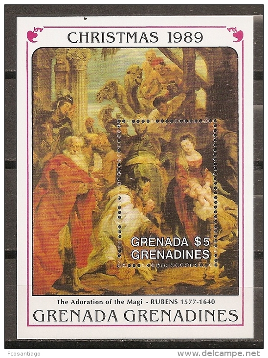 PINTURA/RUBENS - GRENADINES 1989 - Yvert #H184 - MNH ** - Rubens