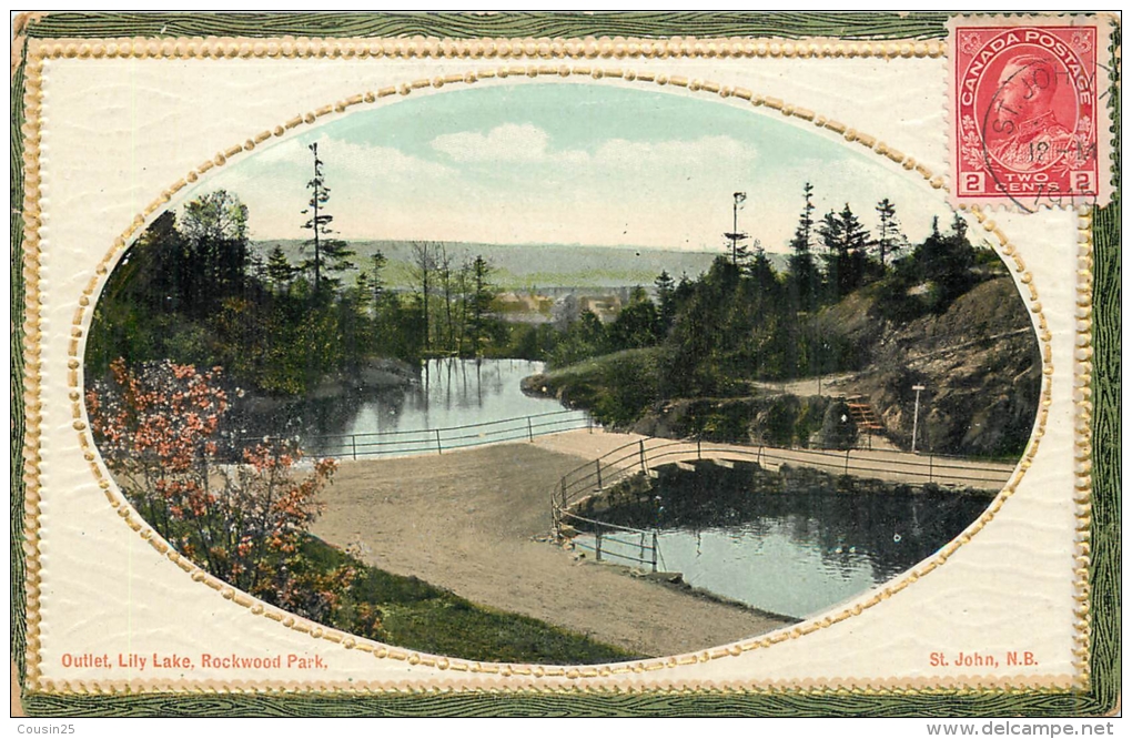CANADA - ST. JOHN - Outlet, Lily Lake - Rockwood Park - St. John