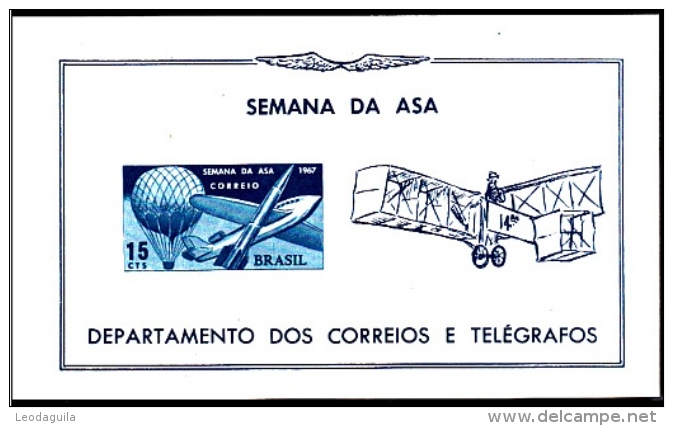 BRAZIL #1062a   -   Week Of The Aviation - Unused Stamps