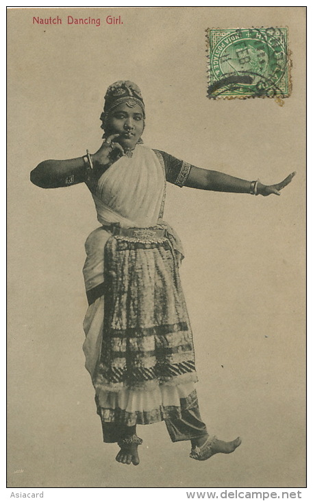 Nautch Dancing Girl  Piercing Nez Oreille Edit Platé No 131 Not Used - Sri Lanka (Ceylon)