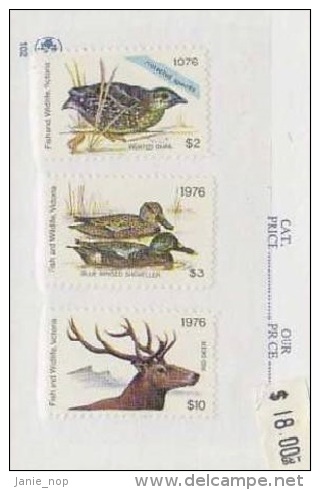 Australia 1976 Birds Wildlife Society MNH - Feuilles, Planches  Et Multiples