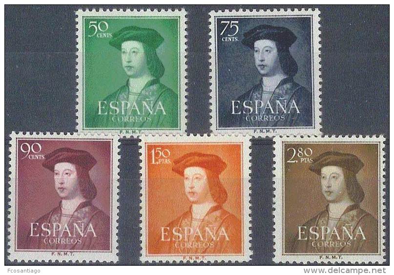 ESPAÑA 1952 - Edifil #1106/10 - MNH ** - Nuevos