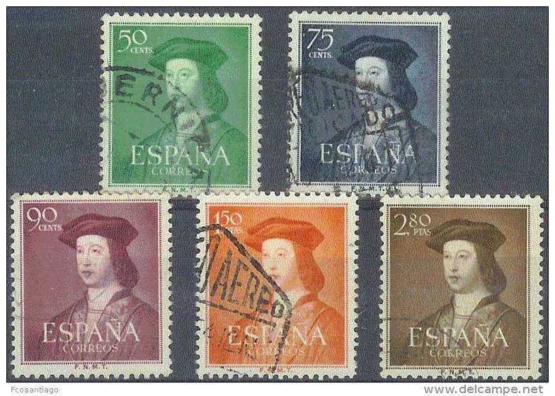 ESPAÑA 1952 - Edifil #1106/10 - VFU - Nuevos