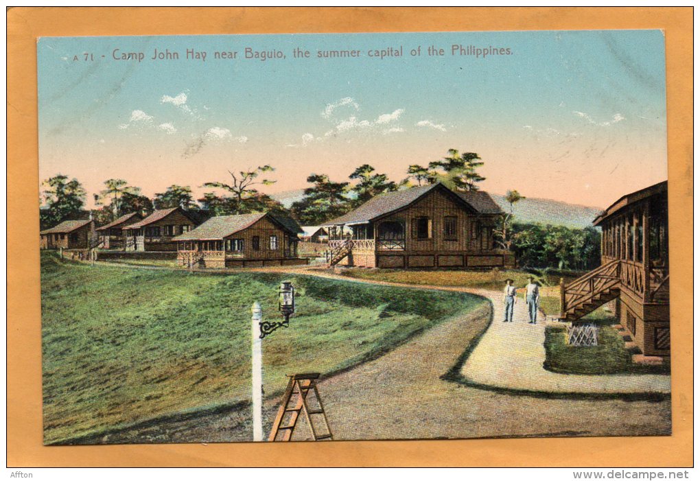 Camp John Hay Baguio 1905 Philippines Postcard - Filippine