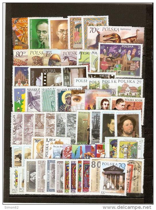 POLOGNE   ANNEE COMPLETE  2000   NEUF **  MNH   LUXE 63 Timbres - Años Completos