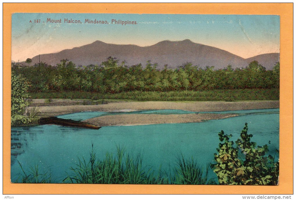 Mount Halcon Mindanao 1905 Philippines Postcard - Philippinen