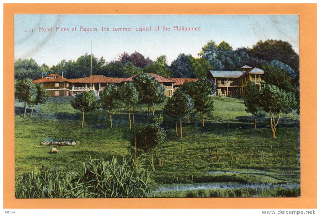 Hotel Pines At Baguio 1905 Philippines Postcard - Filippine