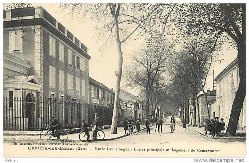 Gers -ref 123- Castera Les Bains - Musee Lannelongue  -carte Bon Etat   - - Castera