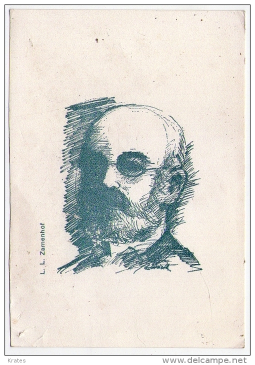 Postcard - Esperanto, Zamenhof   (V 18644) - Esperanto