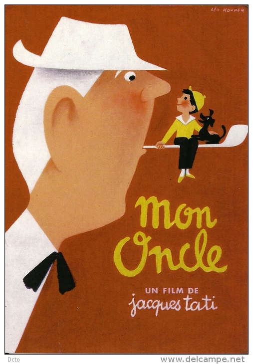 Reproduction Affiche : Mon Oncle 1980 Par Léo Kouper (10,5x15cm) - Kouper