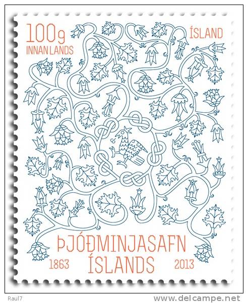 ISLANDE 2013 - 150e Ann Du Musé National Islandais - 1v Neufs // Mnh - Unused Stamps