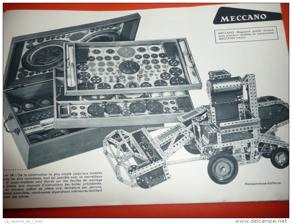 Rare Livret Ancien Catalogue MECCANO Trains HORNBY DINKY TOYS, Pièces, 1958, Tarifs - Jouets Anciens