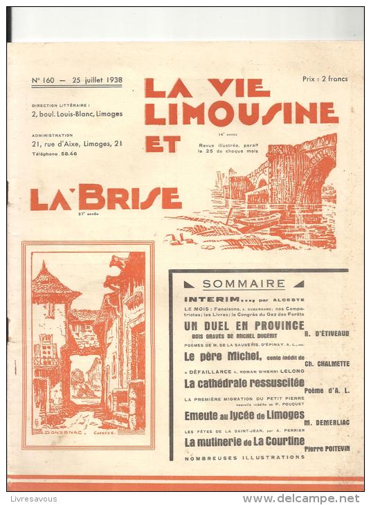 La Vie Limousine Et La Brise Du 25/07/1938 N° 160 - Limousin