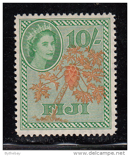 Fiji MH Scott #161 10sh Papaya Tree - Fidji (...-1970)