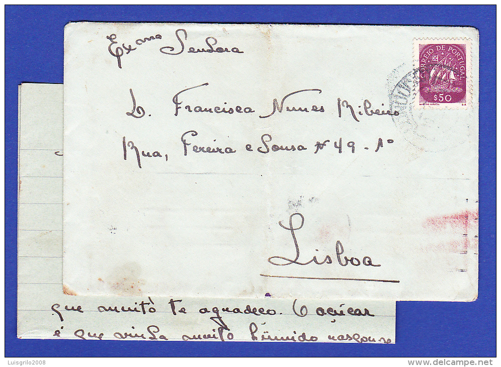 ENVELOPPE  AVEC LETTRE -- 14.1.1944 - Lettres & Documents