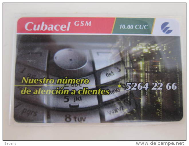 Prepaid Phonecard,used - Kuba