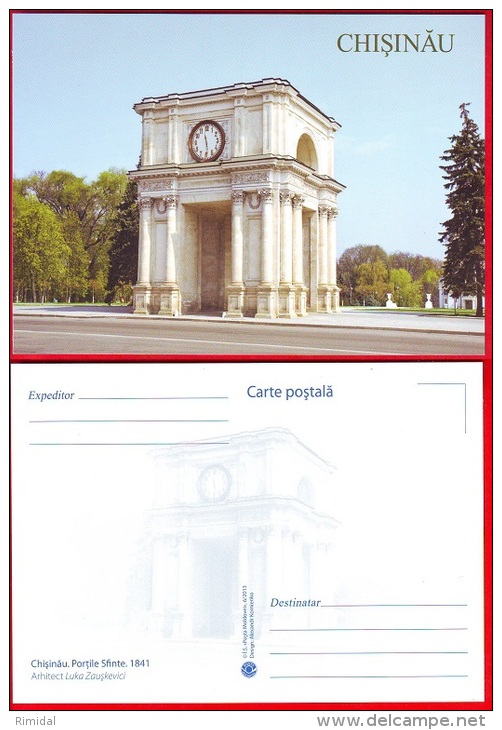 Moldova, Postcard, Chisinau - Arch Of Triumph, 2013 - Moldawien (Moldova)