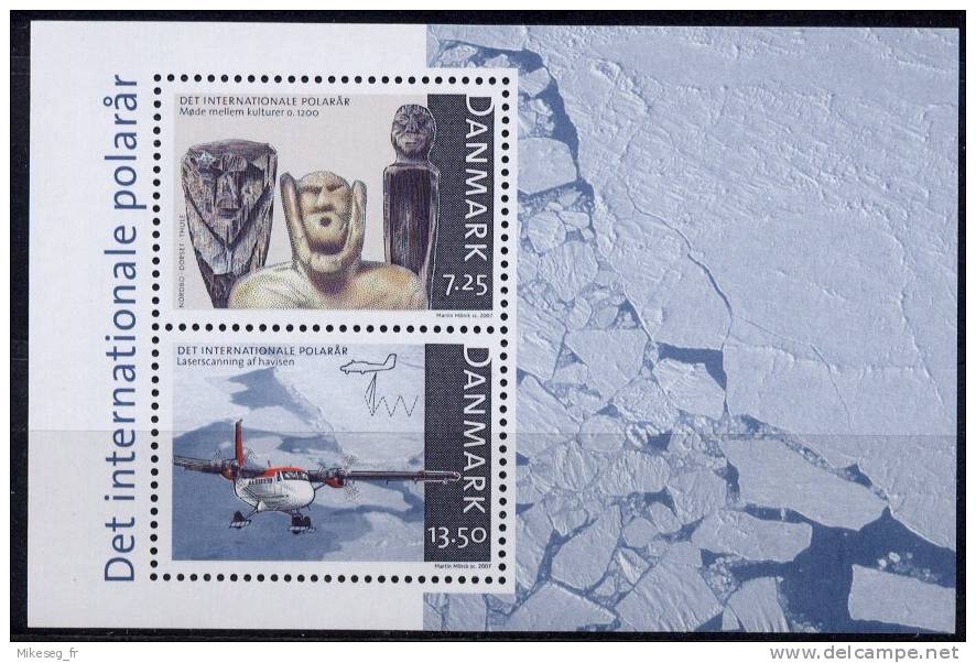 Année Polaire Internationale (IPY) - Danemark Feuillet ** - International Polar Year