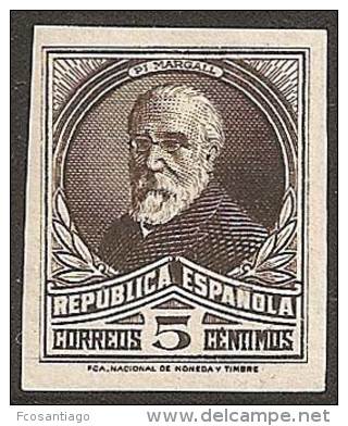 ESPAÑA 1932 - Edifil #663s (sin Dentar) - MLH * - Nuevos