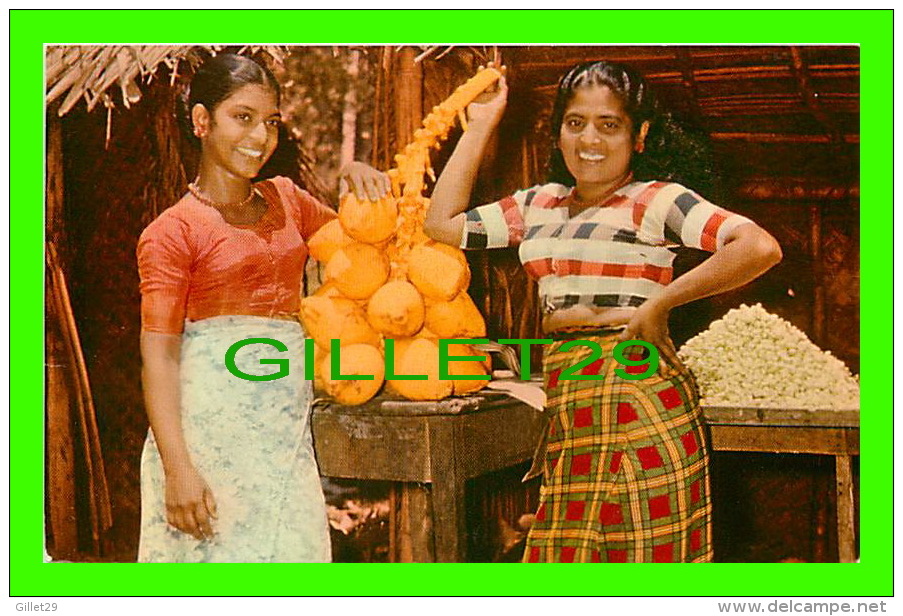 CEYLON, SRI LANKA - FRUIT SELLERS PASYALA - - Sri Lanka (Ceylon)