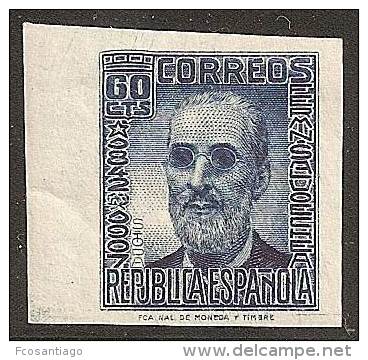 ESPAÑA 1936/38 - Edifil #739s (sin Dentar) - MLH * - Nuevos