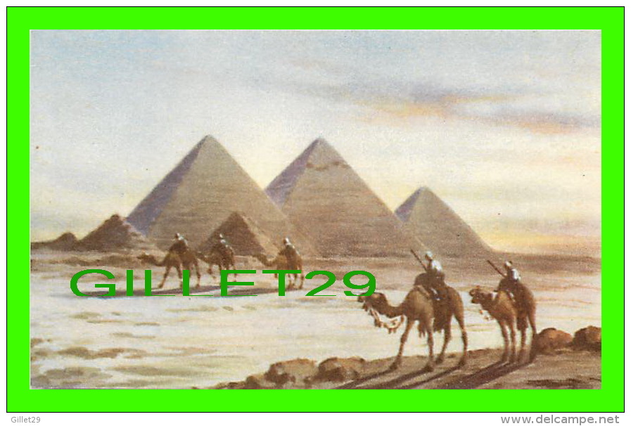 EGYPTE - PYRAMIDS AND DERSERT - WRITTEN IN 1954 - - Autres & Non Classés