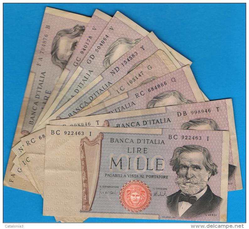 ITALIA - ITALY =  1000 Liras 1969  P-101 - Biglietti Di Stato