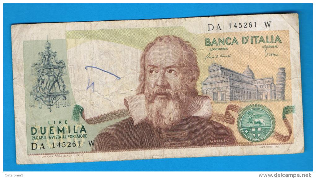 ITALIA - ITALY =  2000 Liras 1973  P-103 - Biglietti Di Stato