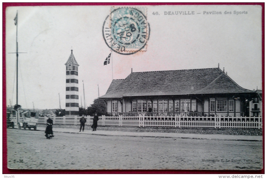 CPA-DEAUVILLE-CALVADOS-14 -PAVILLON DES SPORTS-EDIT LE DELAY N°46 - Deauville