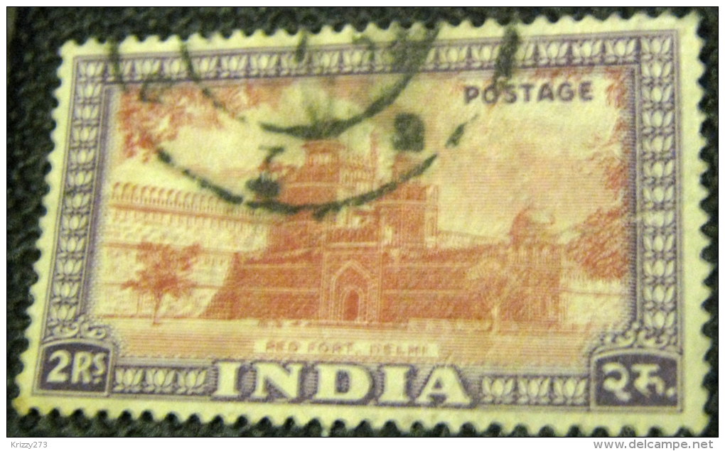 India 1949 Red Fort Dehli 2r - Used - Gebruikt