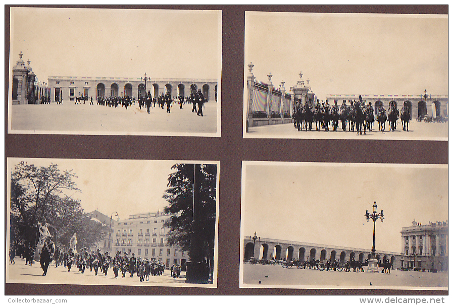 Viaje a Europa Rio Espa&ntilde;a Baleares Barcelona Madrid 9 paginas de album  52 foto ca1900  original photo postcard s