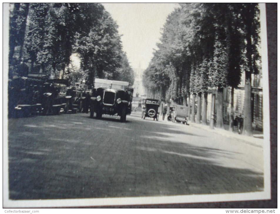 Voyage A Paris 5 Album Pages Avec 30 Foto Ca1900  Biarritz Nice ? Vrai Arbre Restaurant  Original Photo Postcard Size - Albumes & Colecciones