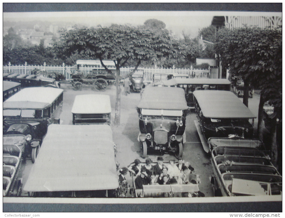 Voyage a Paris 5 album pages avec 30 foto ca1900  Biarritz Nice ? Vrai Arbre Restaurant  original photo postcard size