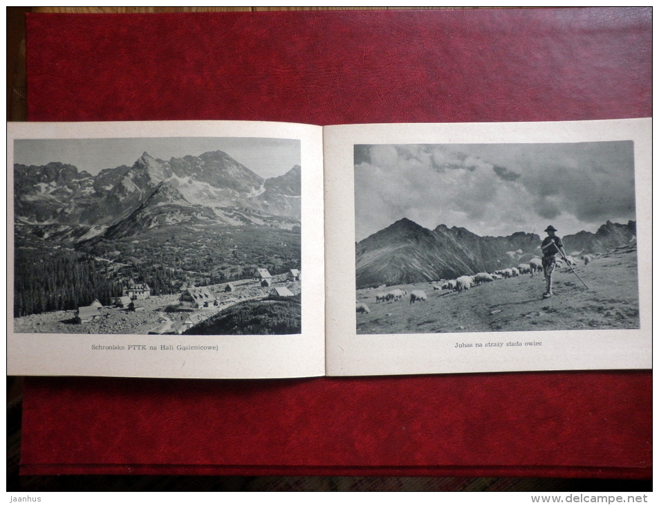 Hala Gasienicowa - Tatra Mountains - mini format book - 1953 - Poland - unused