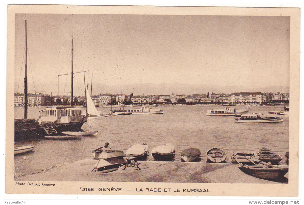 12188   GENEVE   -  LA  RADE  ET  LE  KURSAAL - Genève