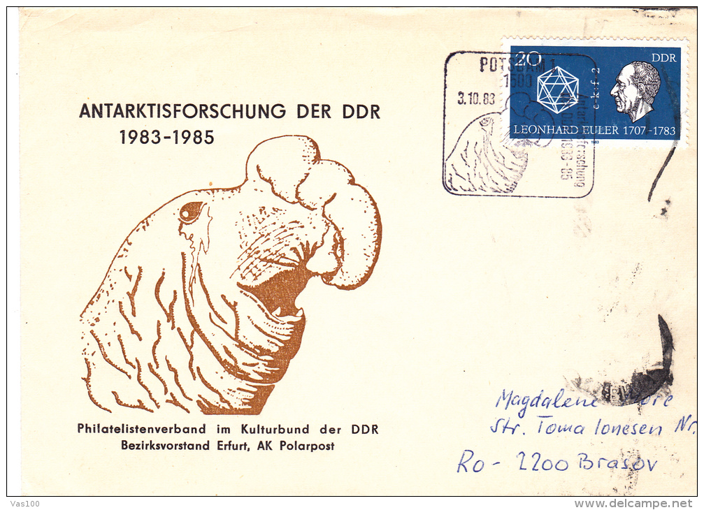 ANTARKTIKSFORSCHUNG DER DDR, 1983,GERMANY - Antarktischen Tierwelt