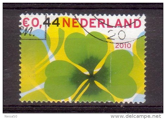 Nederland 2010 Nr 2713a Weken Van De Kaart Klavertje 4 - Oblitérés