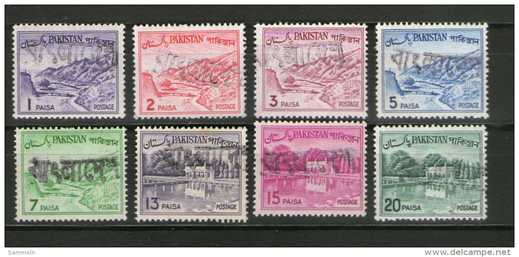 2534 BanglaDesh Überdruck Overprint Provisorien Pakistan Ca. 1971/1972 Postfrisch Mnh - Bangladesch