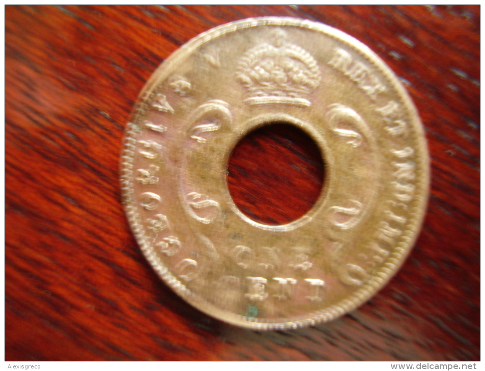 BRITISH EAST AFRICA USED ONE CENT COIN BRONZE Of 1930. - Ostafrika Und Herrschaft Von Uganda