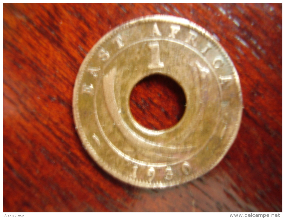 BRITISH EAST AFRICA USED ONE CENT COIN BRONZE Of 1930. - Ostafrika Und Herrschaft Von Uganda