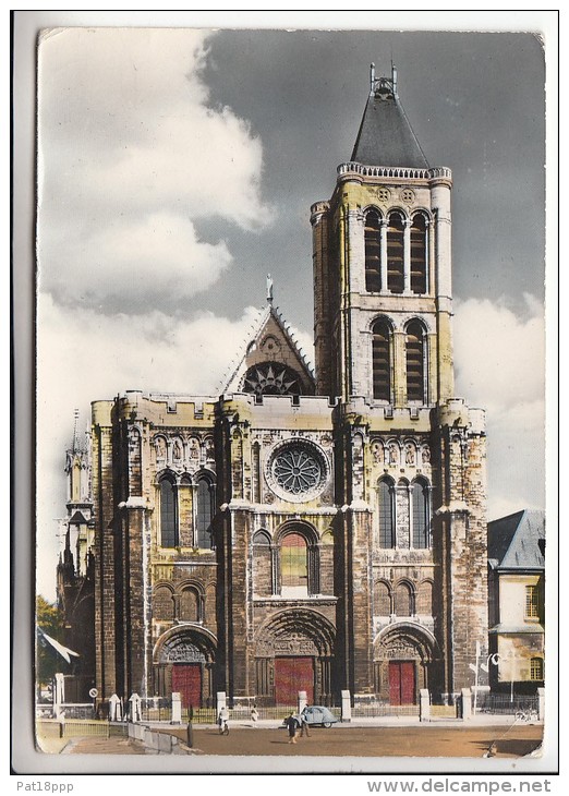 SAINT DENIS 93 - La Basilique ( Façade Principale ) - CPSM GF N° IBC 1 - Seine St Denis - Saint Denis