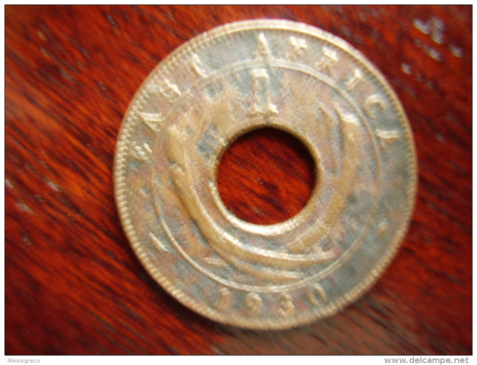 BRITISH EAST AFRICA USED ONE CENT COIN BRONZE Of 1930. - Oost-Afrika & Protectoraat Van Uganda