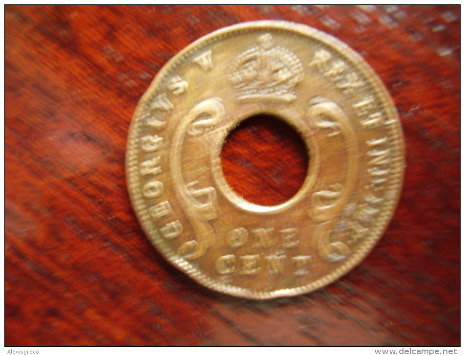 BRITISH EAST AFRICA USED ONE CENT COIN BRONZE Of 1930. - East Africa & Uganda Protectorates