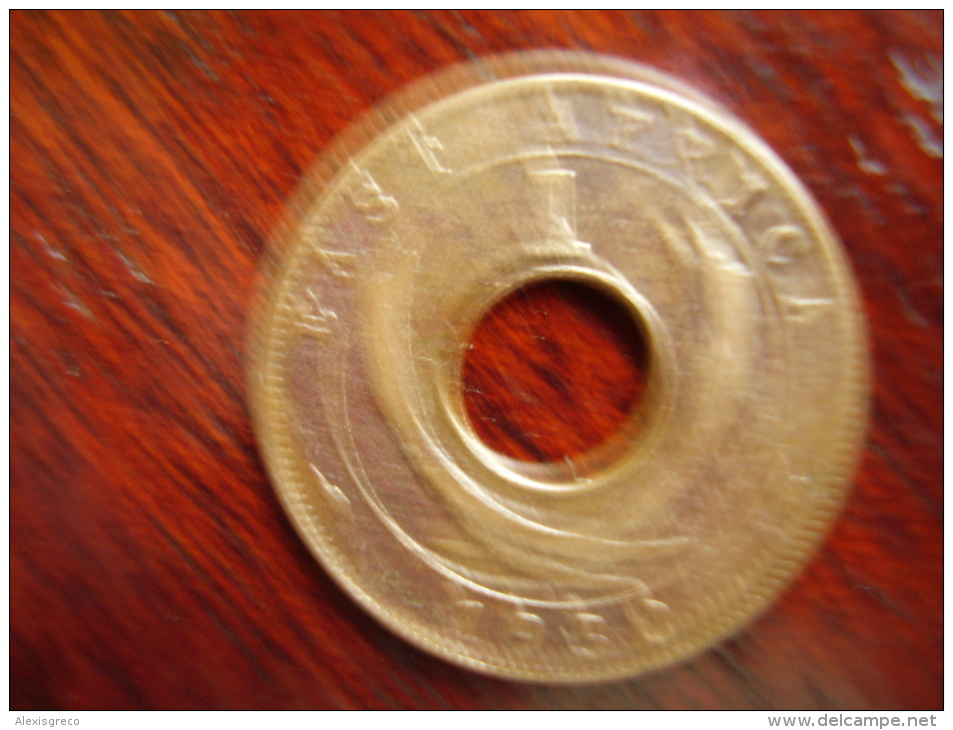 BRITISH EAST AFRICA USED ONE CENT COIN BRONZE Of 1930. - East Africa & Uganda Protectorates