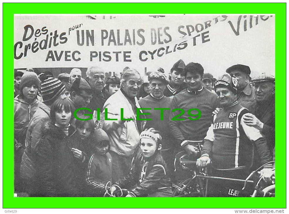 CYCLISME - PARIS PORTE DE PANTIN 1977  - PHOTO C. FATH - TIRAGE NUMÉROTE No 128/ 290 EX - - Cyclisme