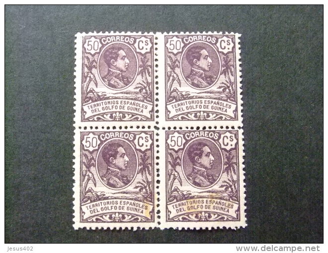 GUINEA GUINEE ESPAGNOLE  AÑO 1909 -- ALFONSO XIII - Edifil Nº 68 ** MNH -- Yvert Nº 97 ** MNH  Violeta Negro - Spanish Guinea