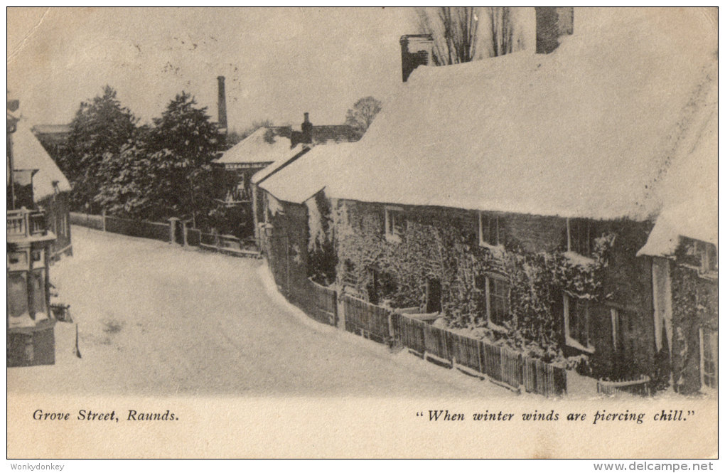 Grove St, Raunds.   1905.        (D503). - Northamptonshire