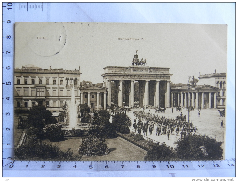 CPA Allemagne - Brandenburger Tor - Brandenburg