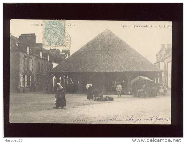 56 Questembert La Halle édit. D.... ?cl.  Le Merle N° 342 Animée Précurseur - Questembert