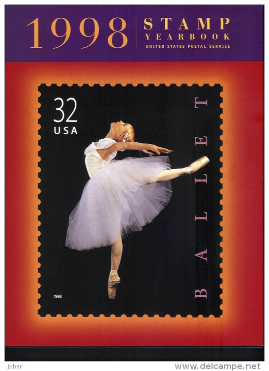 USA - Commemorative Stamp Yearbook, Année Complète, Avec Timbres**, 1998 - Ganze Jahrgänge